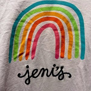 Jeni’s splendid ice cream tshirt pride rainbow size medium